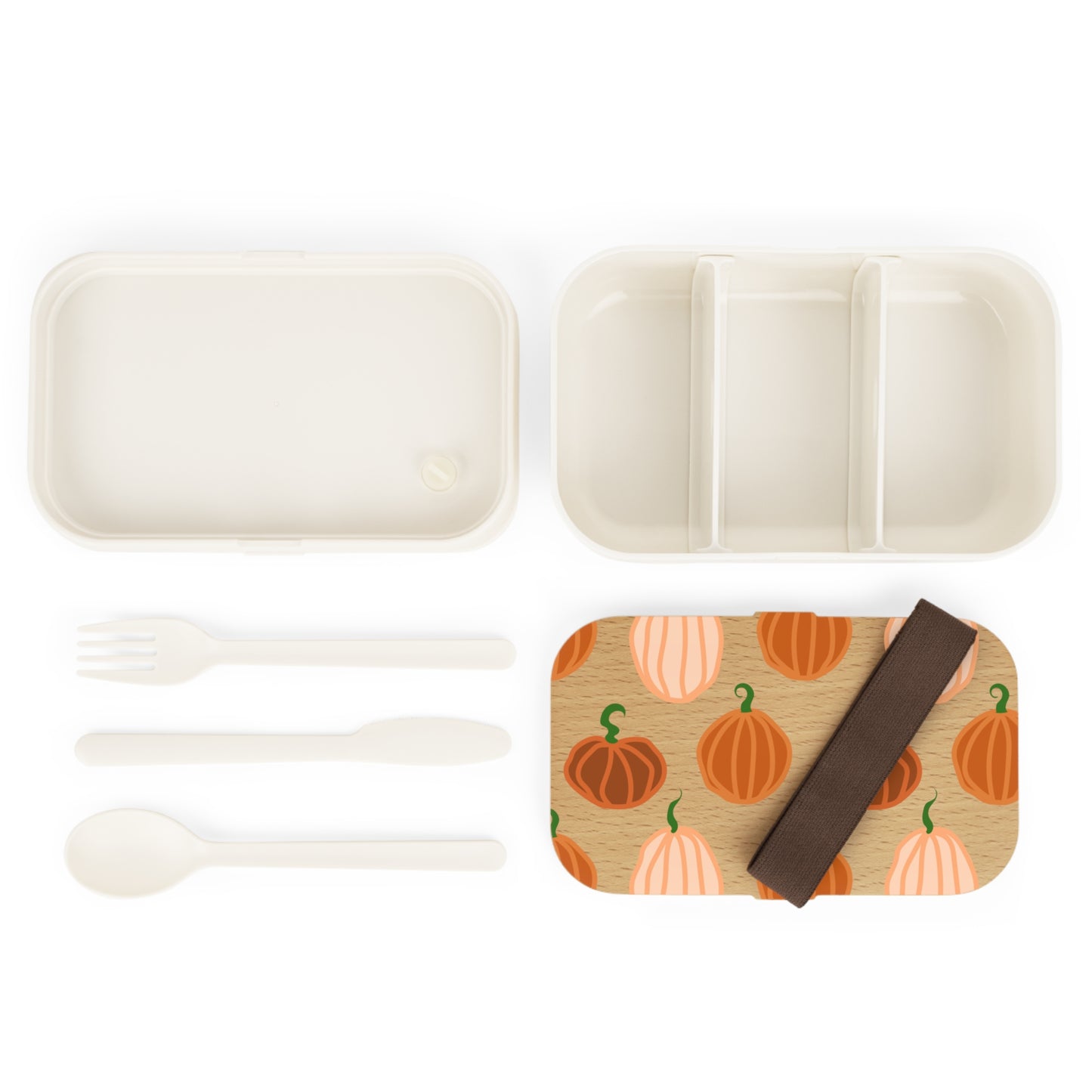 Autumn Pumpkin Bento Lunch Box - Eco-Friendly Meal Container for Fall Picnics and School